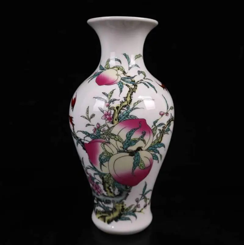 China seiko beautiful Pastel ceramic vase crafts statue