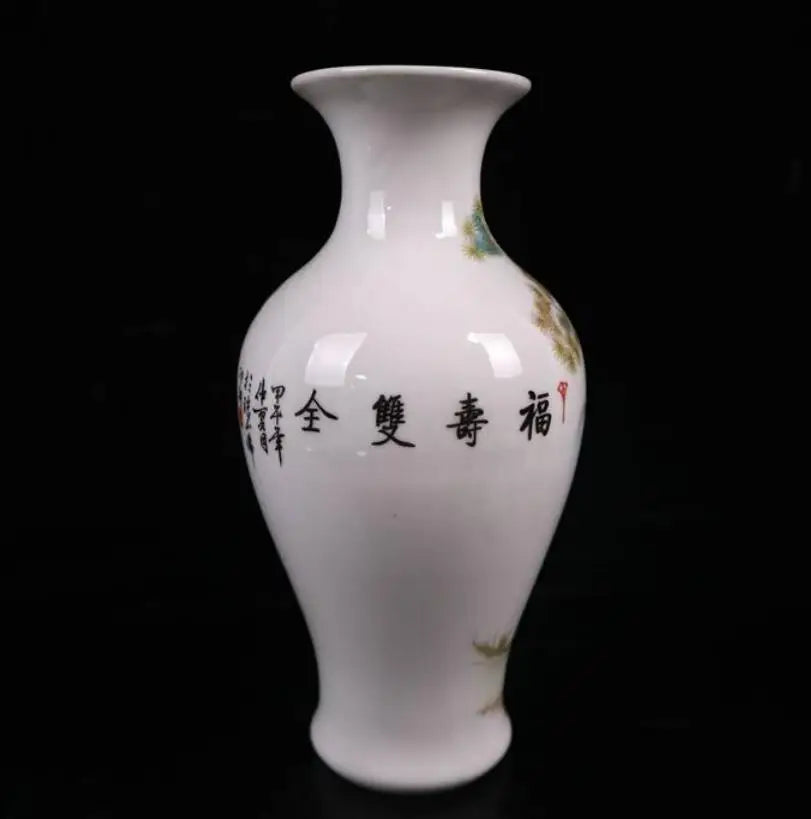 China seiko beautiful Pastel ceramic vase crafts statue
