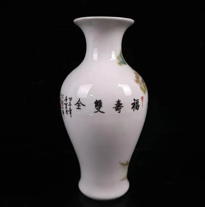 China seiko beautiful Pastel ceramic vase crafts statue