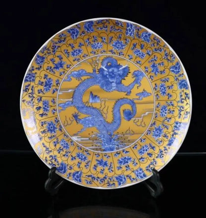China seiko beautiful ceramic plate crafts statue