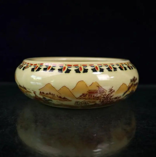 China seiko beauty female ceramic pen wash crafts statue