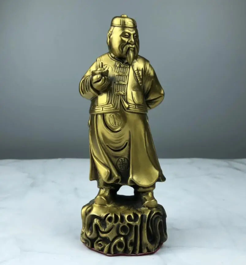 China seiko brass Big rich man crafts statue
