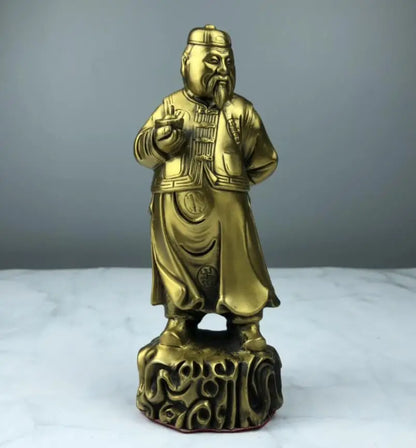 China seiko brass Big rich man crafts statue