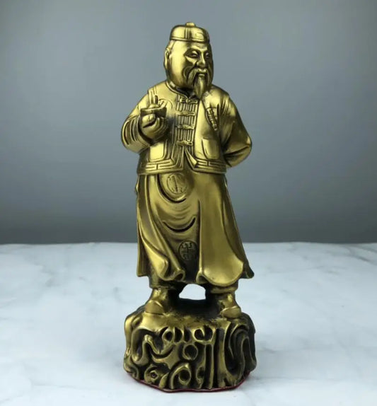 China seiko brass Big rich man crafts statue