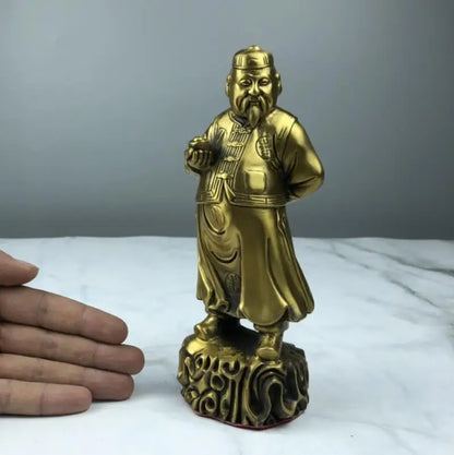 China seiko brass Big rich man crafts statue