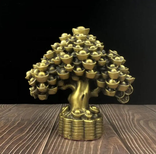 China seiko brass Cash cow wealth crafts statue