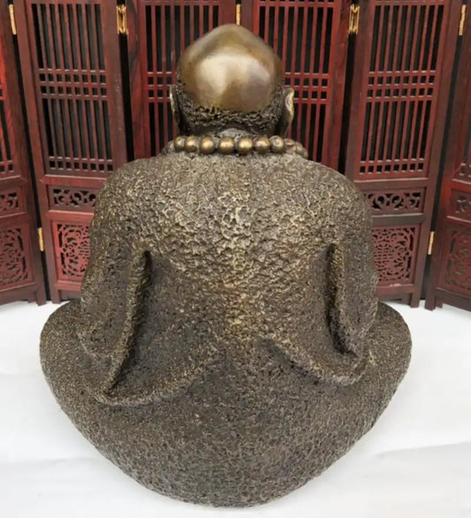 China seiko brass DARUMA Patriarch crafts statue