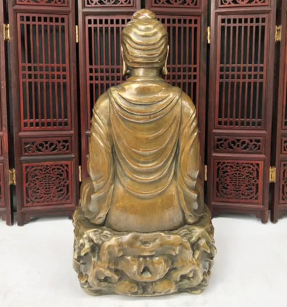 China seiko brass Sakyamuni Buddha crafts statue