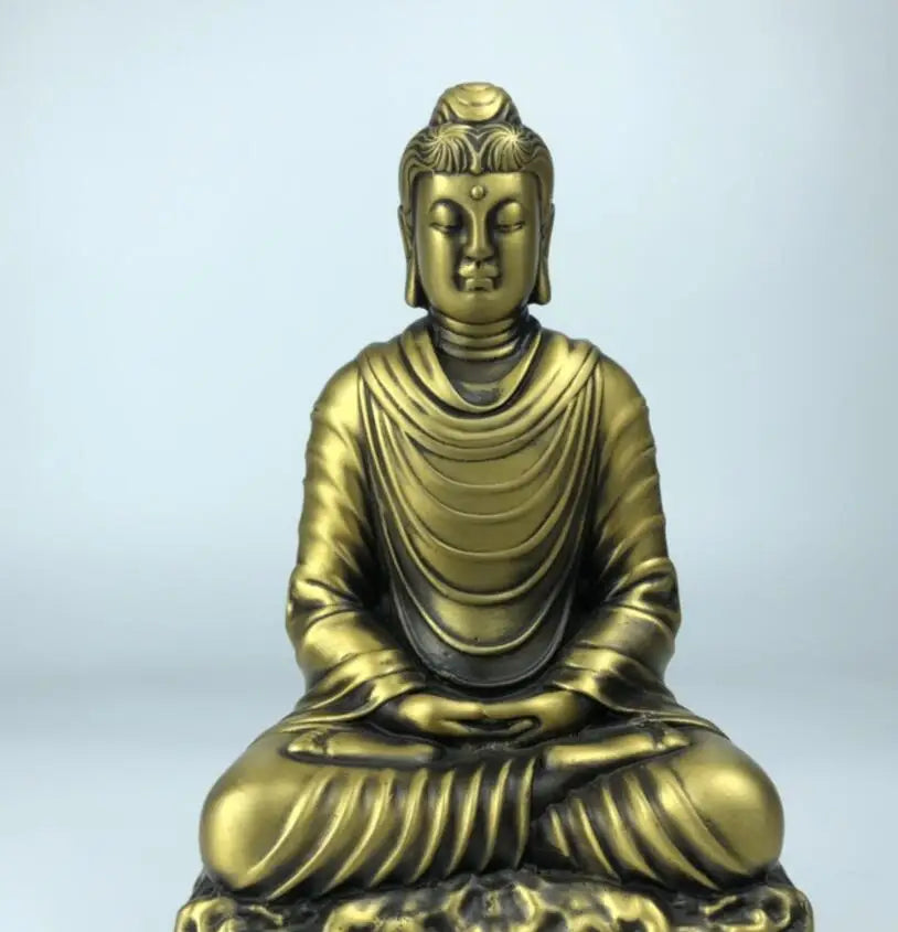 China seiko brass Sakyamuni Buddha crafts statue