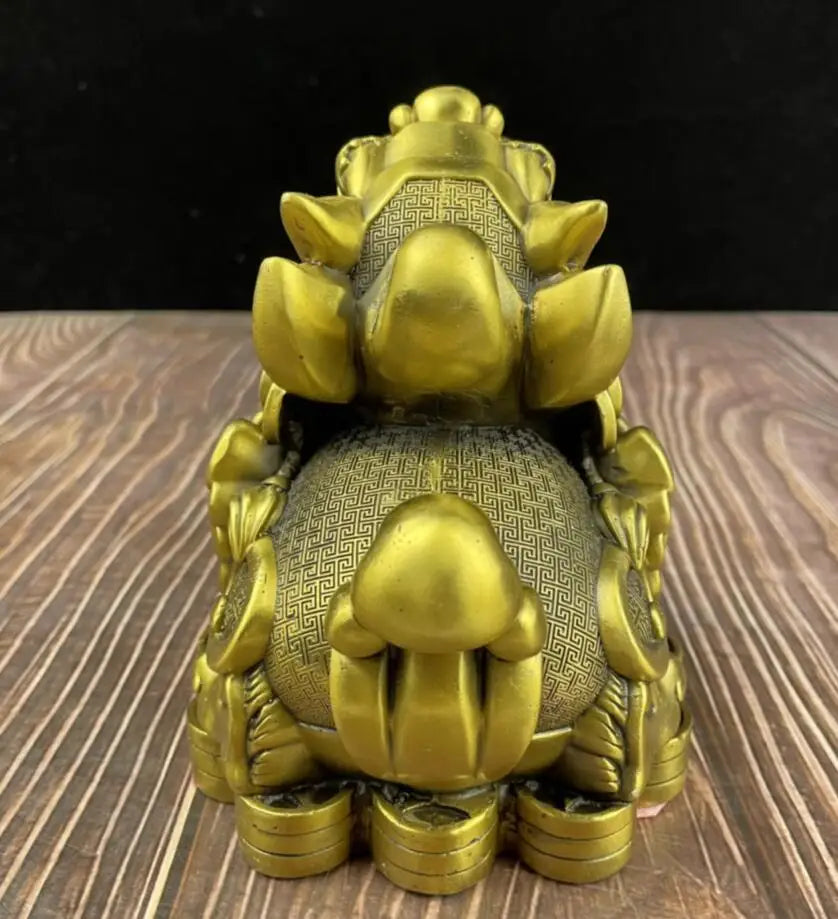 China seiko brass fly Days mythical wild animal crafts statue