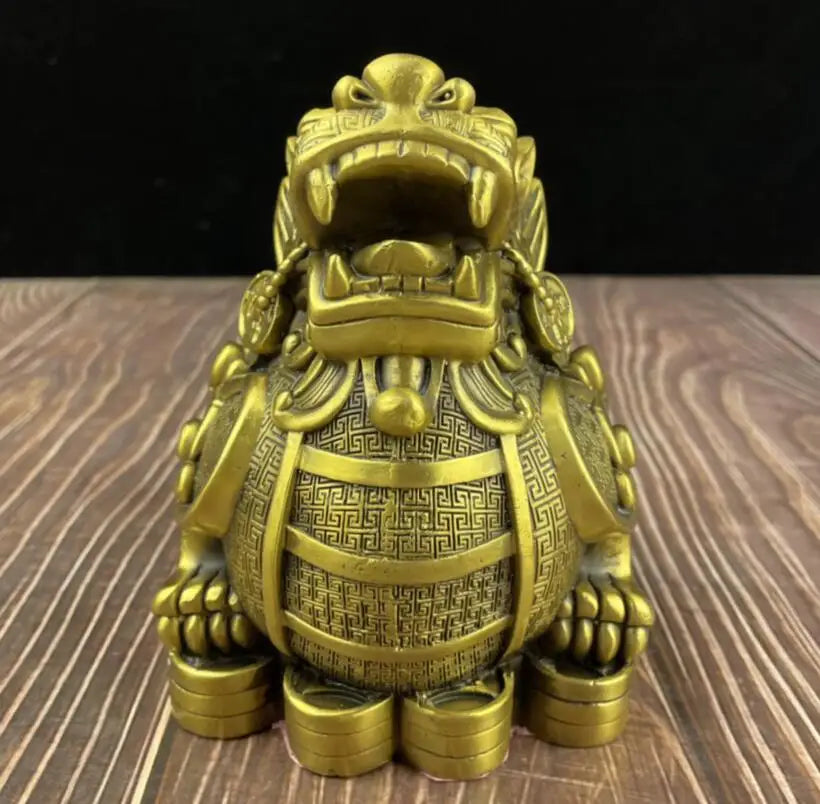 China seiko brass fly Days mythical wild animal crafts statue