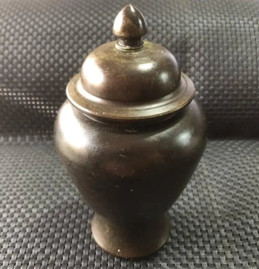 China seiko brass plus thick small jar crafts statue