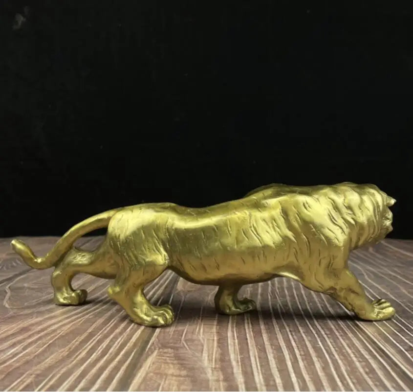 China seiko brass tiger crafts statue