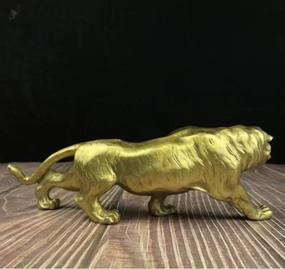 China seiko brass tiger crafts statue