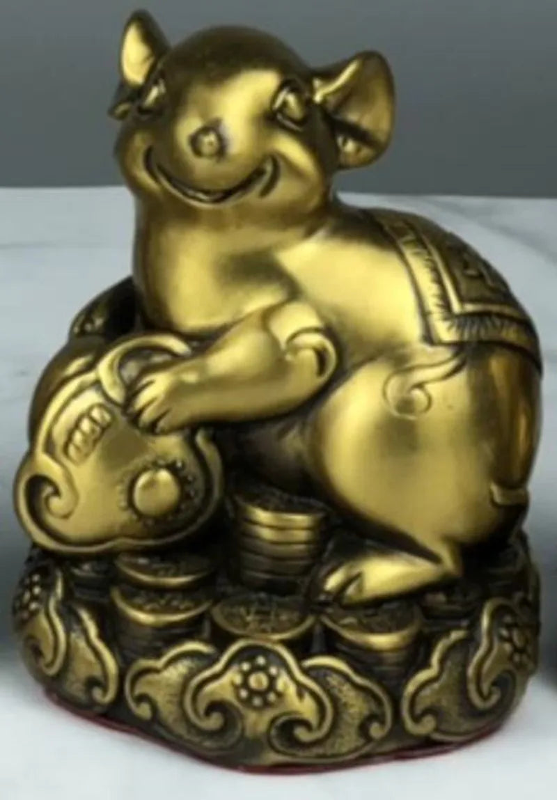 China seiko brass twelve zodiac crafts statue