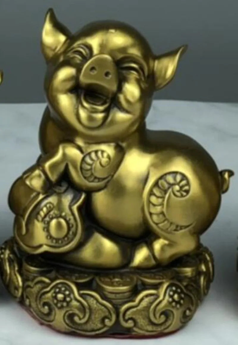 China seiko brass twelve zodiac crafts statue