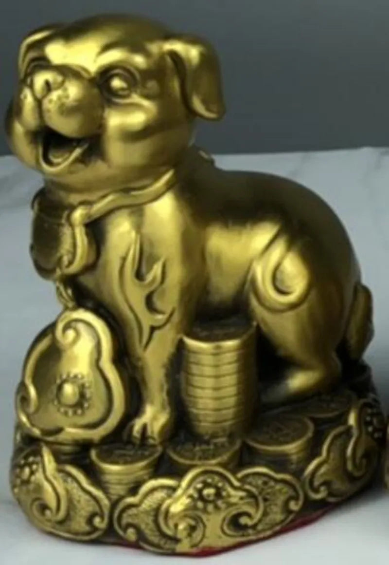 China seiko brass twelve zodiac crafts statue