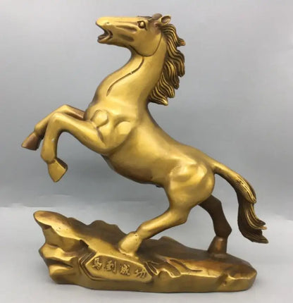 China seiko brass zodiac horse crafts statue