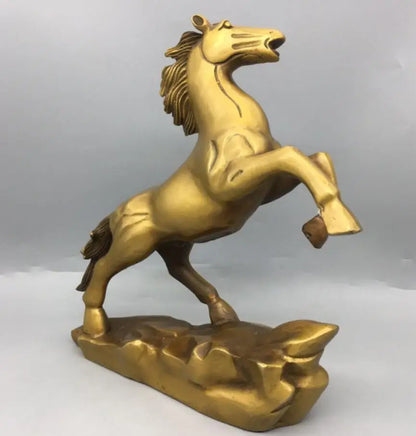 China seiko brass zodiac horse crafts statue