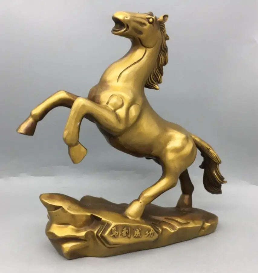 China seiko brass zodiac horse crafts statue