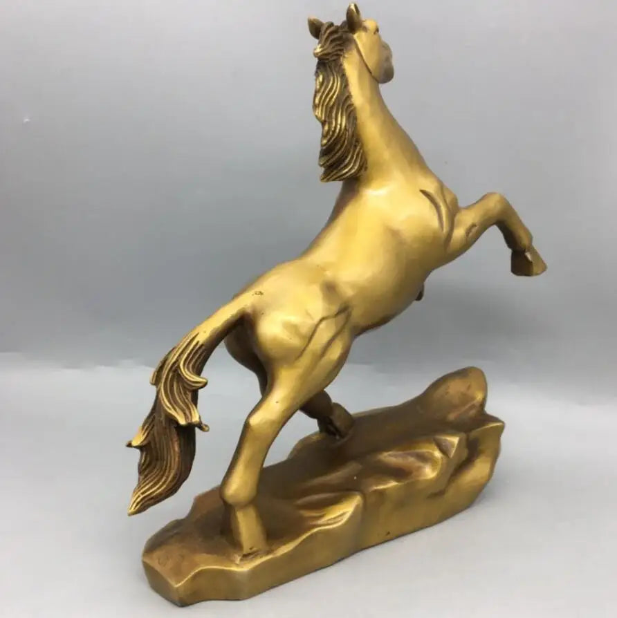 China seiko brass zodiac horse crafts statue