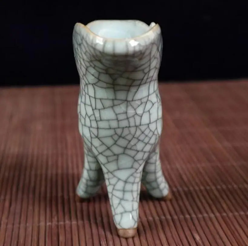 China seiko ceramic archaize wine cup crafts statue A pair