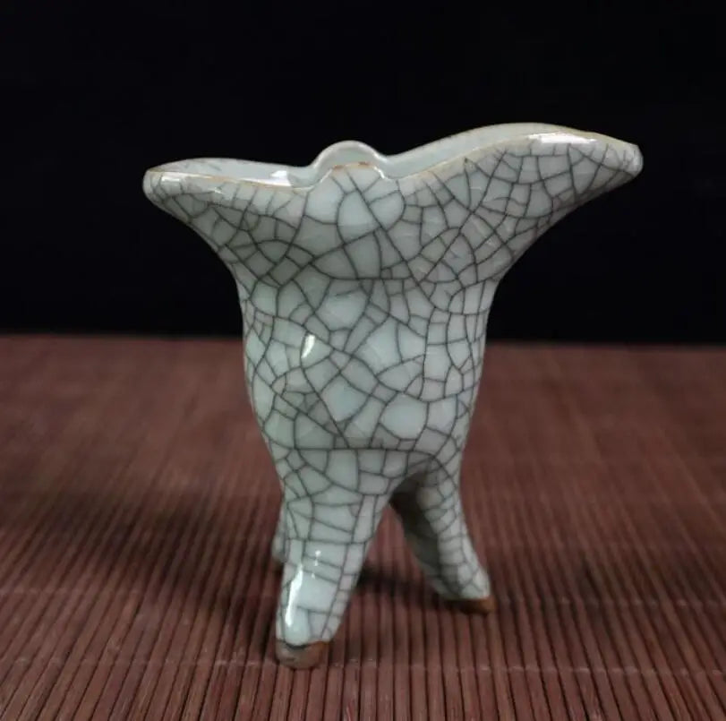 China seiko ceramic archaize wine cup crafts statue A pair