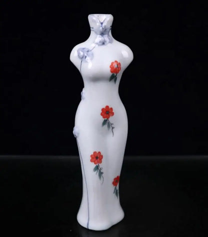 China seiko ceramic cheongsam vase crafts statue #1