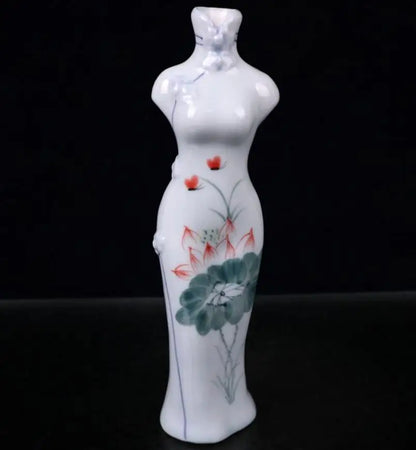 China seiko ceramic cheongsam vase crafts statue #1