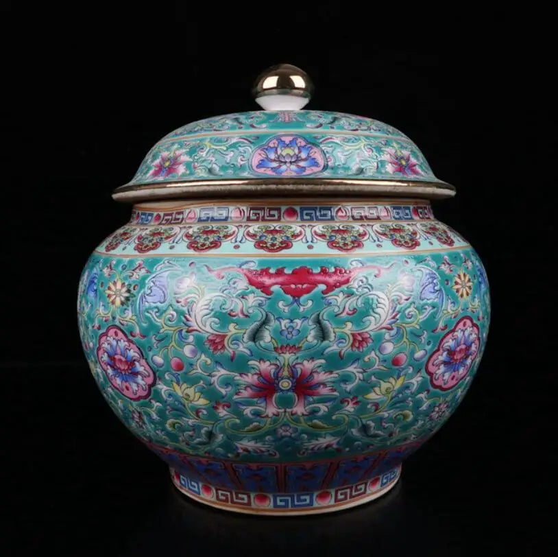 China seiko ceramic lid tank crafts statue