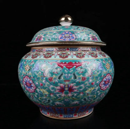 China seiko ceramic lid tank crafts statue