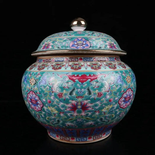 China seiko ceramic lid tank crafts statue