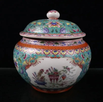 China seiko ceramic lid tank crafts statue