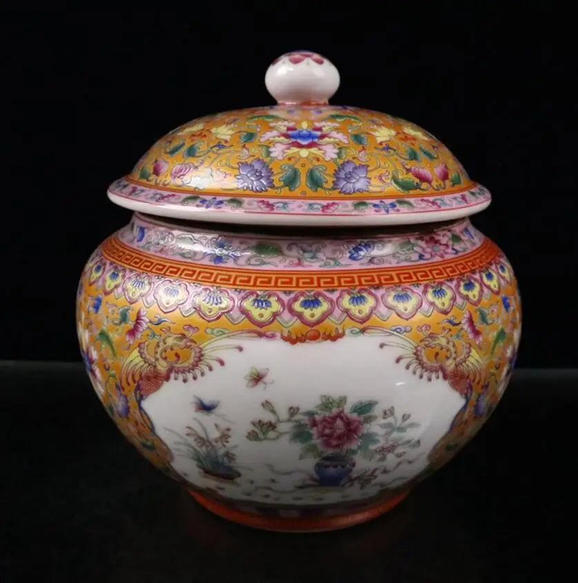 China seiko ceramic lid tank crafts statue
