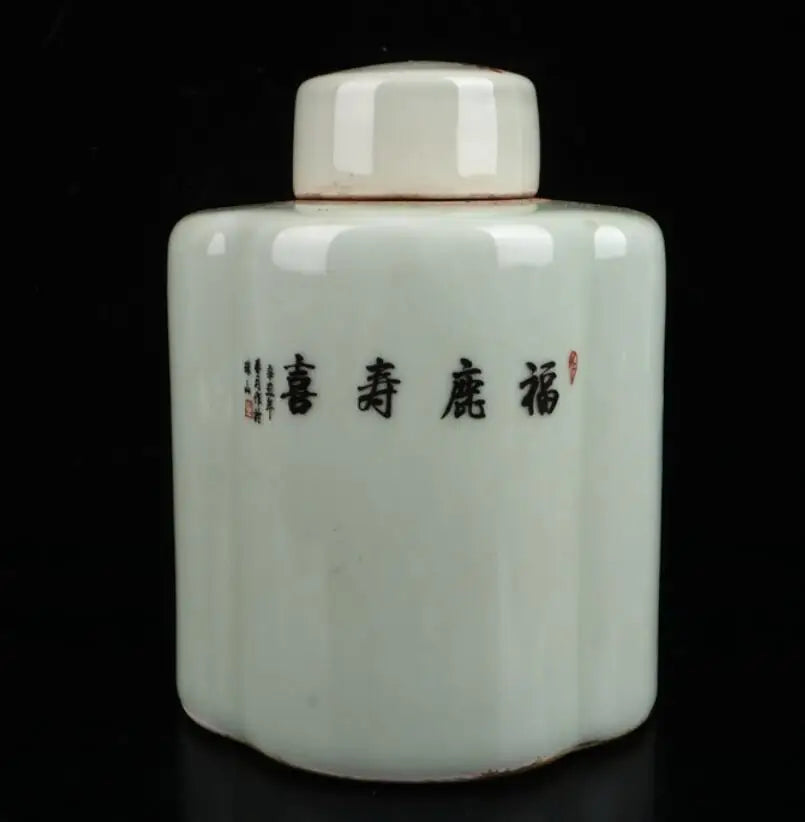 China seiko ceramic tea leaf tank crafts statue