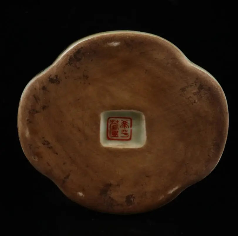 China seiko ceramic tea leaf tank crafts statue