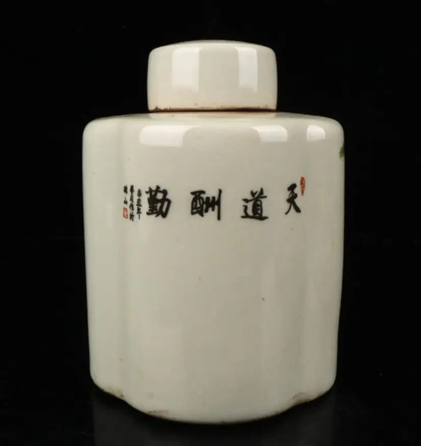 China seiko ceramic tea leaf tank crafts statue