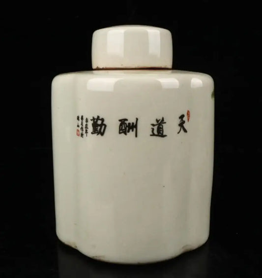 China seiko ceramic tea leaf tank crafts statue
