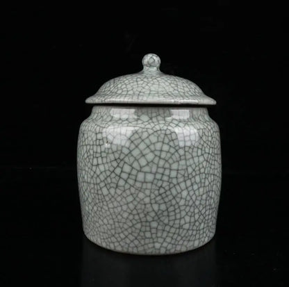 China seiko ceramic tea leaf tank crafts statue