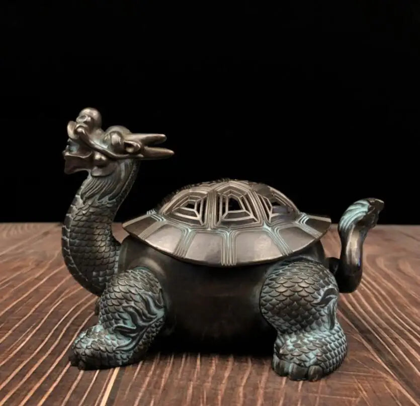 China seiko dragon turtle Incense burner crafts statue