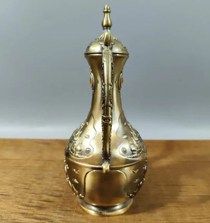 China seiko inlay gem wine pot crafts statue