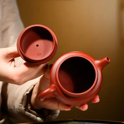 Chinese  250ml Yixing Purple Clay Teapot Chinese Handmade Kung Fu Zisha Tet Set Teaware