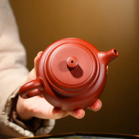Chinese  250ml Yixing Purple Clay Teapot Chinese Handmade Kung Fu Zisha Tet Set Teaware