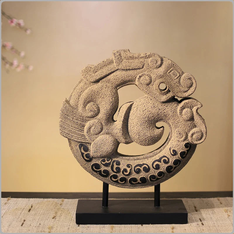 Chinese Antique Home accessories Decoration Flying dragon good luck Dragon wall
