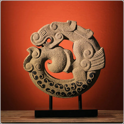 Chinese Antique Home accessories Decoration Flying dragon good luck Dragon wall