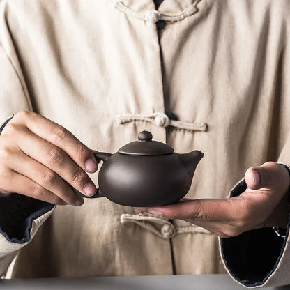 Chinese Authentic Yixing Teapots Kung Fu Tea Pot Small Pot Purple Clay Tea Set Kettles Drop Shipping