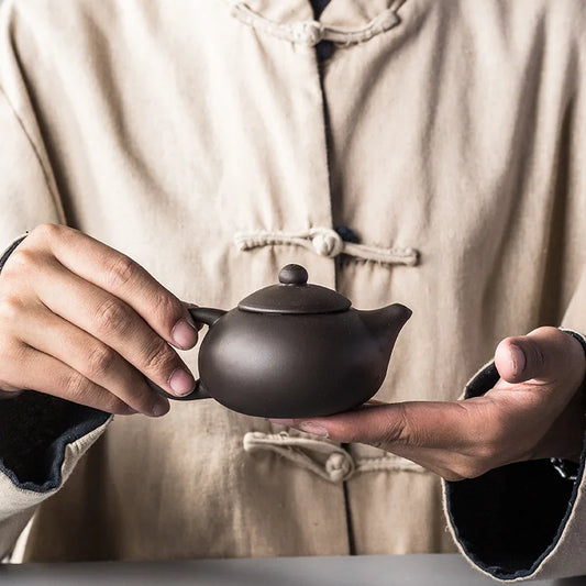Chinese Authentic Yixing Teapots Kung Fu Tea Pot Small Pot Purple Clay Tea Set Kettles Drop Shipping
