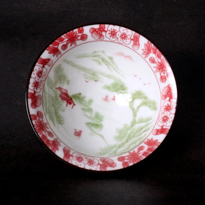 Chinese Blue and White Porcelain Tea Cup Anti Scalding Retro Ceramic Teacup Portable Master Cup Household Personal Single Cups
