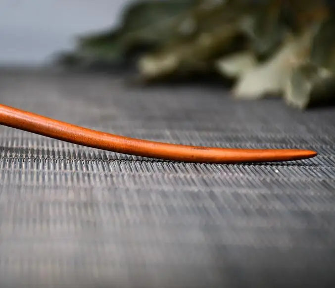 Chinese Boxwood Carved Wood Carving Dragon Hairpin Ornaments Crafts