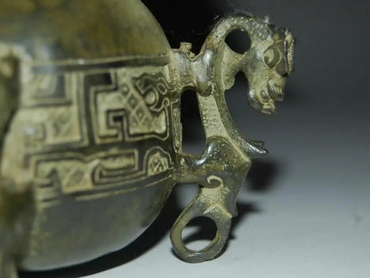Chinese Bronze Horse Standing on The Ball with Garden Decoration Bronze Statue Living Room Decoration Home Gift